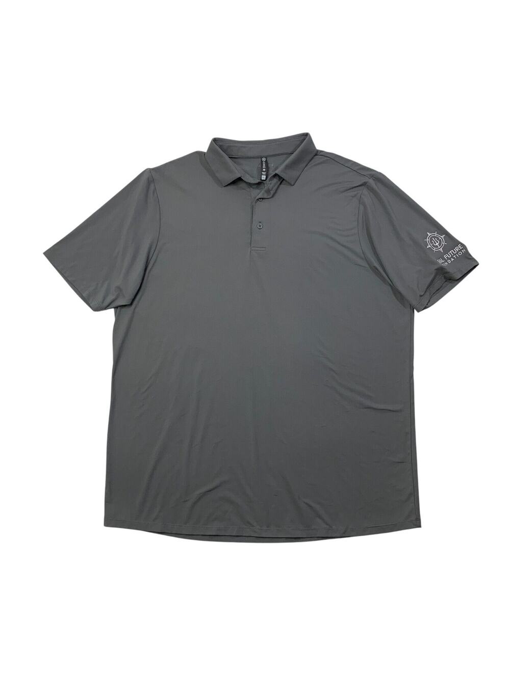 Asher Polo Shirt Men XL Extra Large Graphite Stretch Golf Seal Future Foundation